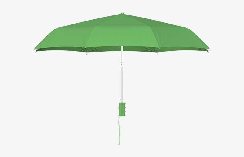 Compact Frame Lime Umbrella Side View - Umbrella, transparent png download