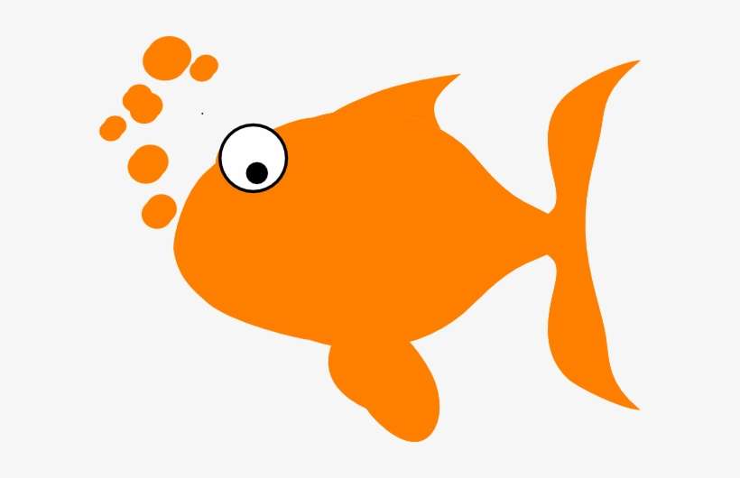 Orange Clipart Big Orange - Orange Fish Clipart, transparent png download
