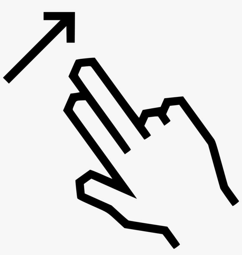 Swipe Up Arrow - Swipe Down Arrow, transparent png download