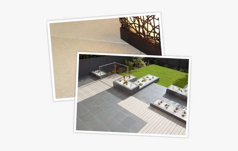 Porcelain Tiles In Contemporary Garden, transparent png download