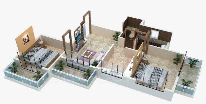 Shree Balaji Homes Krishna Empire Floor Plan - Krishna Empire, transparent png download