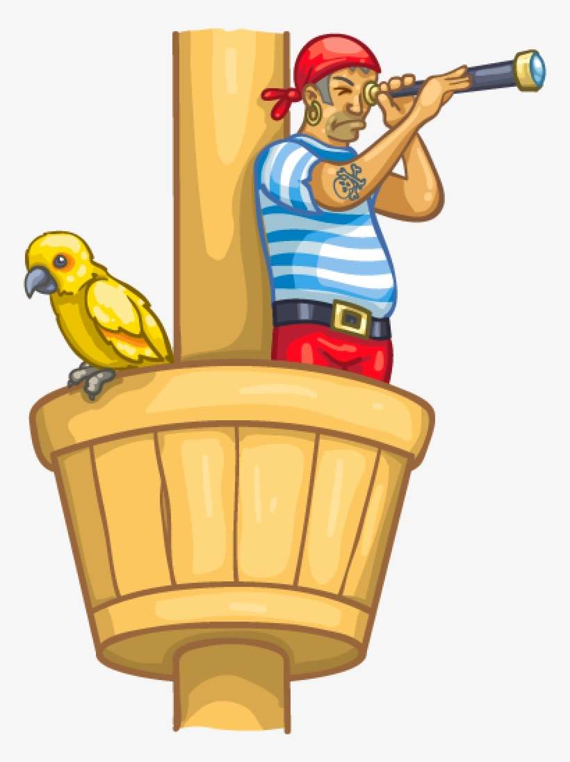 Crow's Nest - Crows Nest On A Pirate Ship, transparent png download
