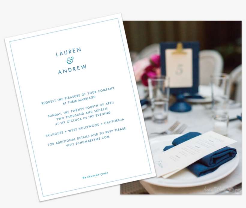 Wedding Invitation Design La - Los Angeles, transparent png download