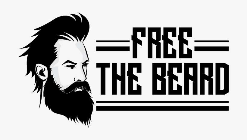 Free The Beard T-shirt Co - T-shirt, transparent png download