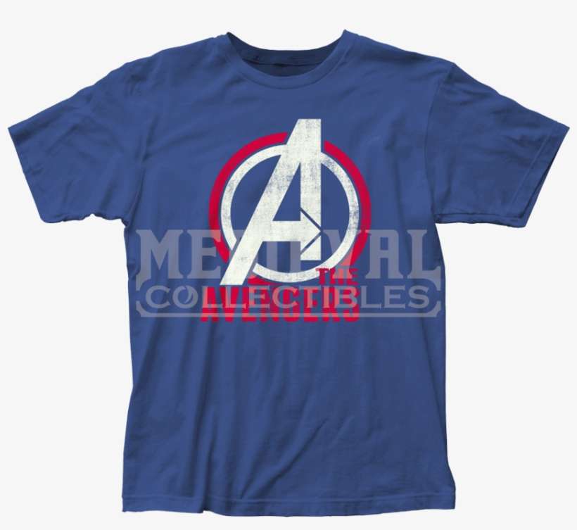The Avengers Logo Blue T-shirt - Beevis And Butthead Shirt, transparent png download