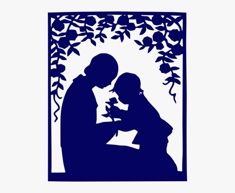 How To Set Use Mother & Child Blue Svg Vector, transparent png download