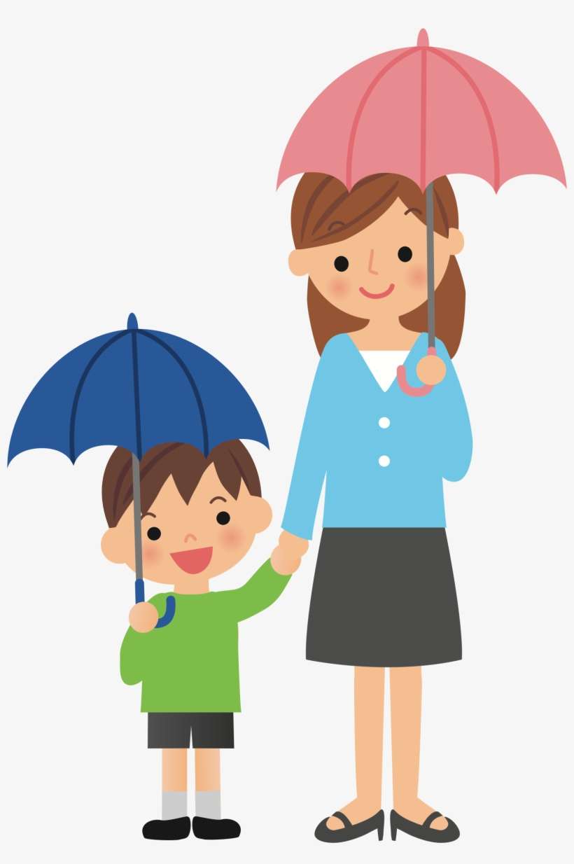 Big Image - Person With Umbrella Clipart, transparent png download