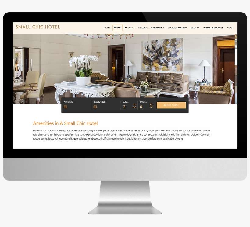 Luxuryres Websites Are Programmed To Automatically - Hotel Web Design, transparent png download