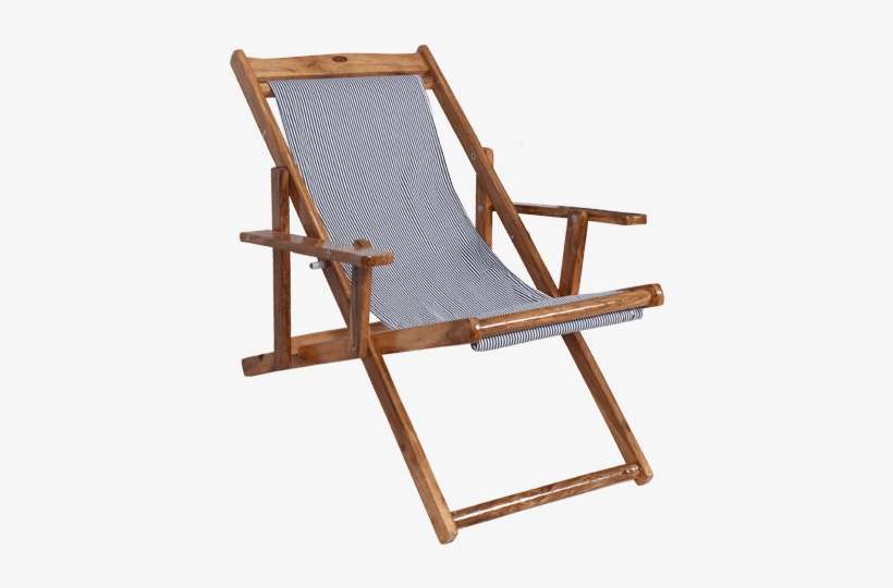 Sedia Sdraio Mare Con Telaio In Legno, transparent png download