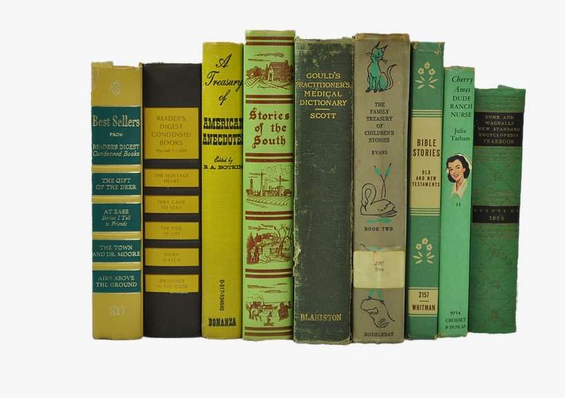 Yellow-green Books - Book Cover, transparent png download