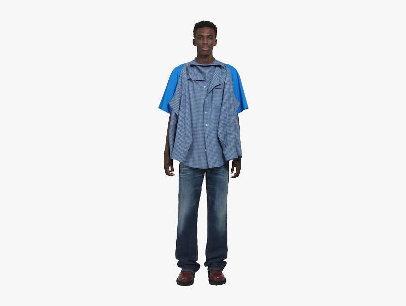 Right Click And Save As, Then Open The Png In Photoshop - Balenciaga Shirt On T Shirt, transparent png download