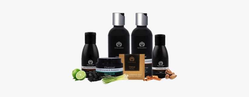 The Charcoal Gang - Charcoal Cleansing Gel And Face Scrub, transparent png download