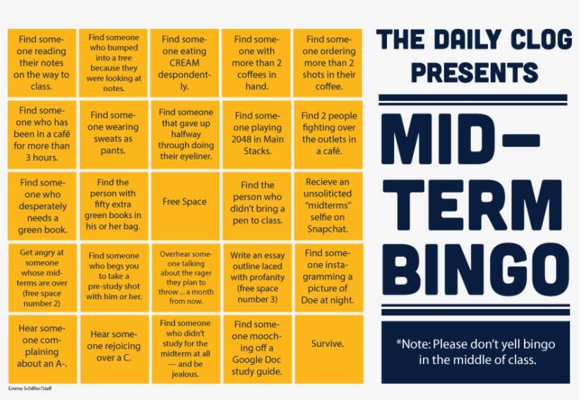 Uc Berkeley Bingo - Bingo, transparent png download