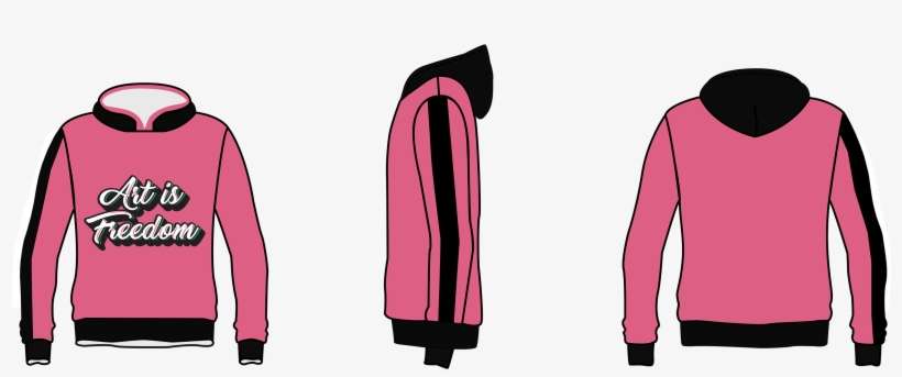 A Custom Lettering Using A Combination Of Illustrator - Hoodie, transparent png download