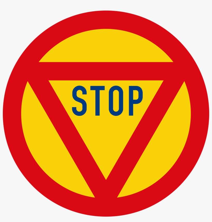 Vienna Convention Road Sign B2b-v4 - Vulpesvulpes42 Road Sign, transparent png download