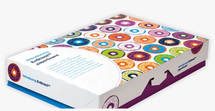 An Enshield Donut Box - Packaging Design For Donut, transparent png download