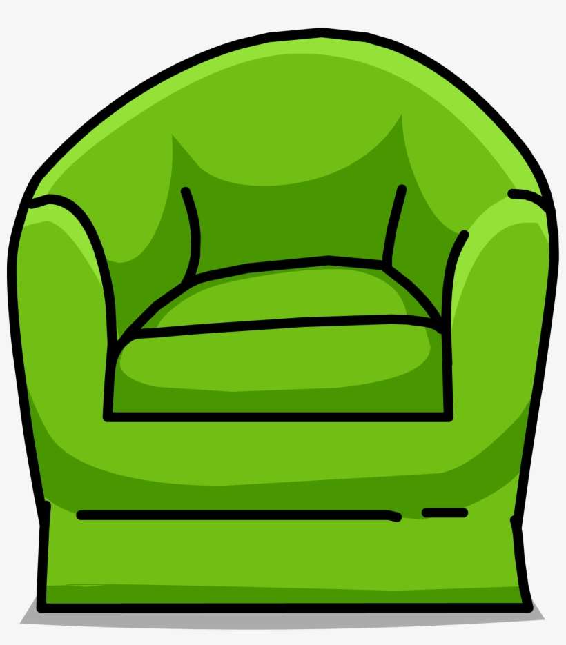 Scoop Chair - Png - Club Penguin Chair, transparent png download
