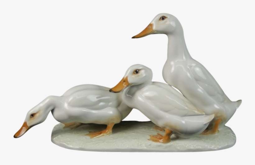 White Duck Png Image - Figurine, transparent png download