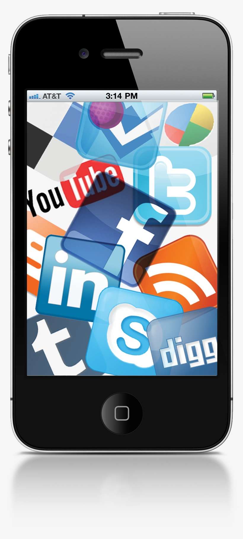 Sosial Integration - Mobile Social Media Png, transparent png download