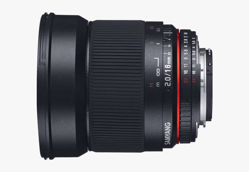 1551772584 - Samyang 16mm F/2.0 Ed As Umc Cs Lens (olympus), transparent png download