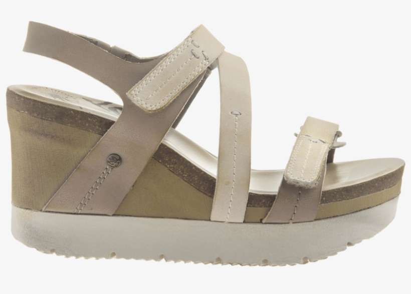 Womens Wedge Sandals Wavey In Cacao - Sandal, transparent png download