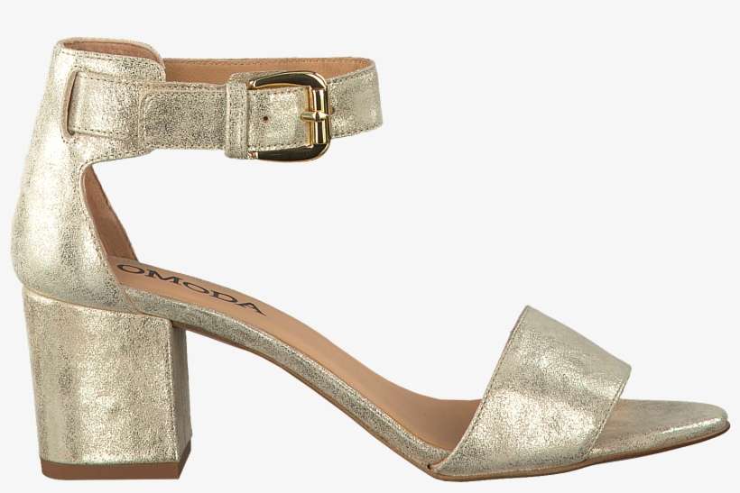 Women Gold Omoda Sandals 6160129 Gold Exaggeration - Silver, transparent png download