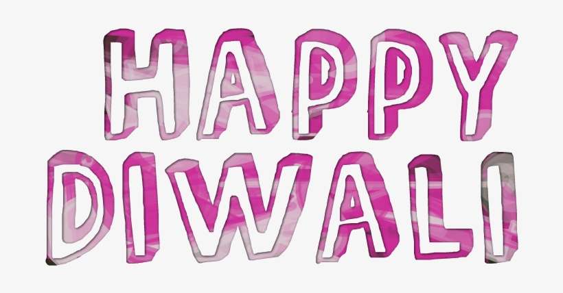 Happy Diwali Png Photo - Calligraphy, transparent png download