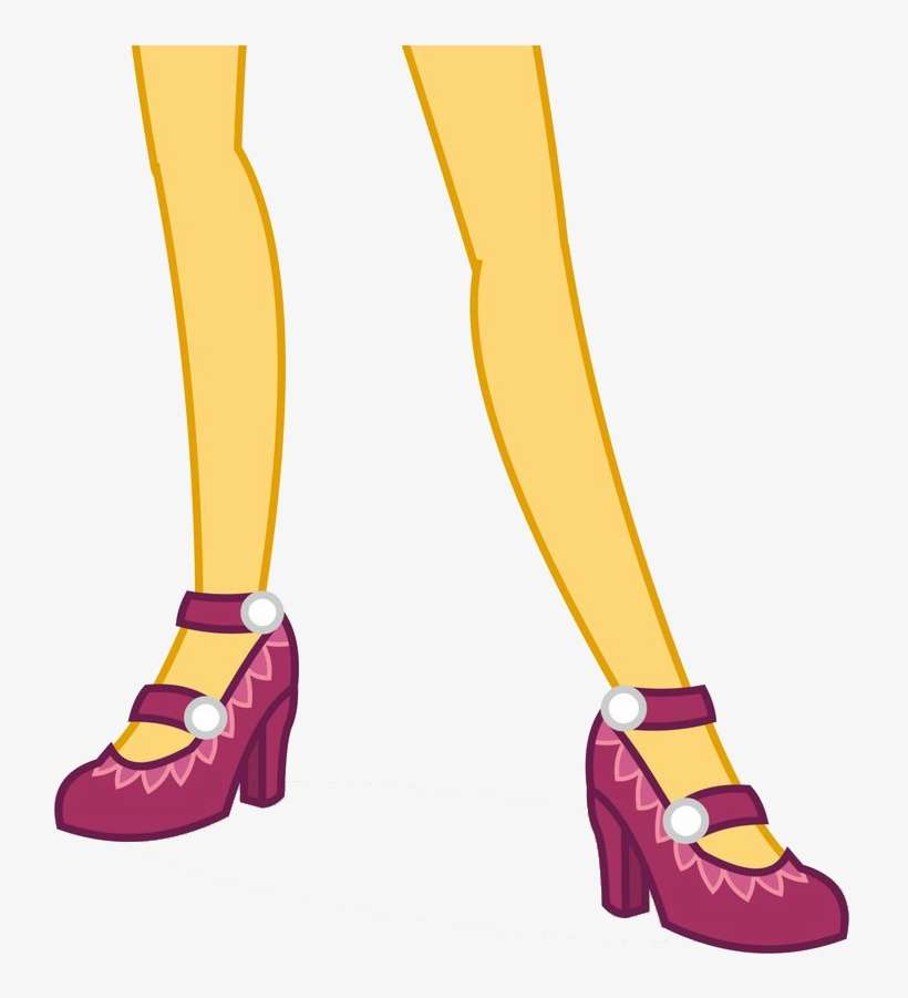 Sunset Shimmer's Dress Shoes 2 - Mlp Sunset Shimmer Eg, transparent png download