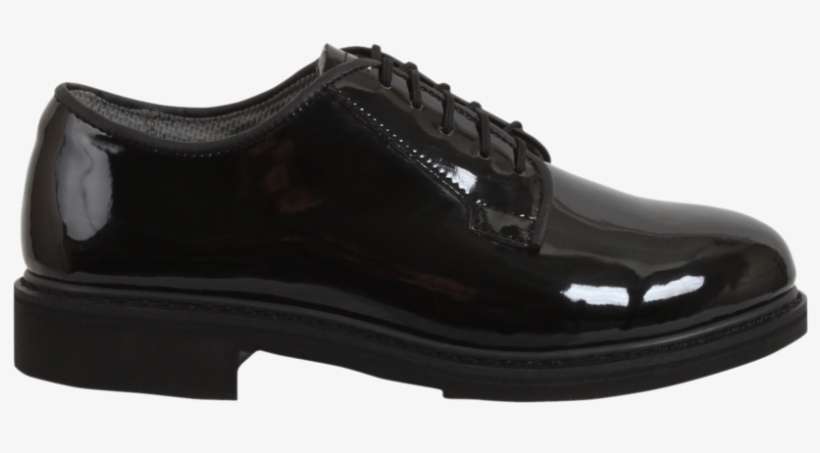 Rothco Men's Uniform Hi-gloss Oxford Dress Shoes Iceberg - Rothco 5055 Men's Black High-gloss Uniform Oxford Shoe, transparent png download