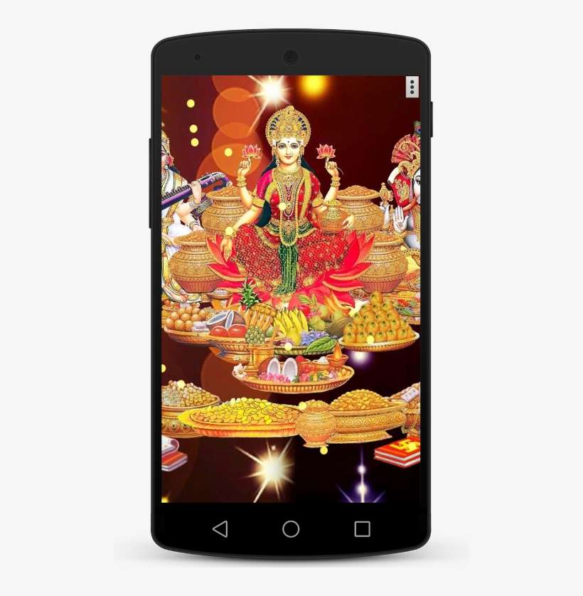 Maa Lakshmi, Maa Saraswati & Ganesh In Diwali Poojan - Android Application Package, transparent png download