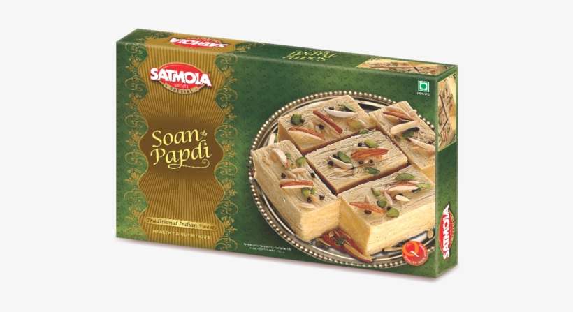 Soan Papdi Green - Satmola Soan Papdi 250gms, transparent png download