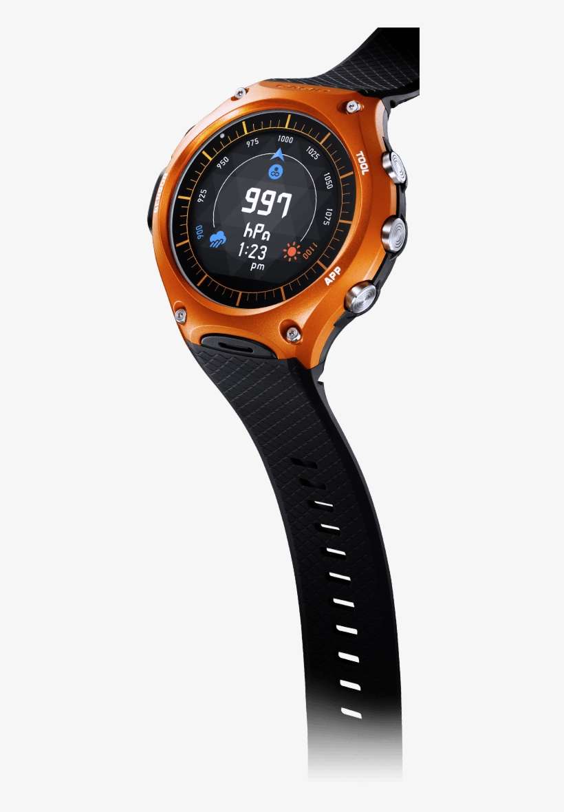 Img Src="/assets/img/wsd F10 Side Atm " Alt="wsd F10" - Casio Digital Multi-colour Dial Unisex Smart Watch-sw002, transparent png download