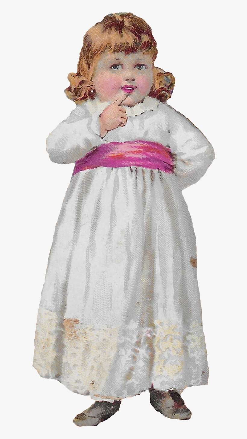 The Second Digital Girl Clip Art Image Is Of A Young - Clip Art, transparent png download