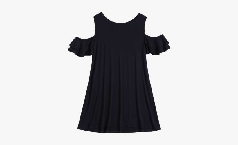 Zaful Women's Dresses Short Sleeves Casual Cold Shoulder - Dress, transparent png download