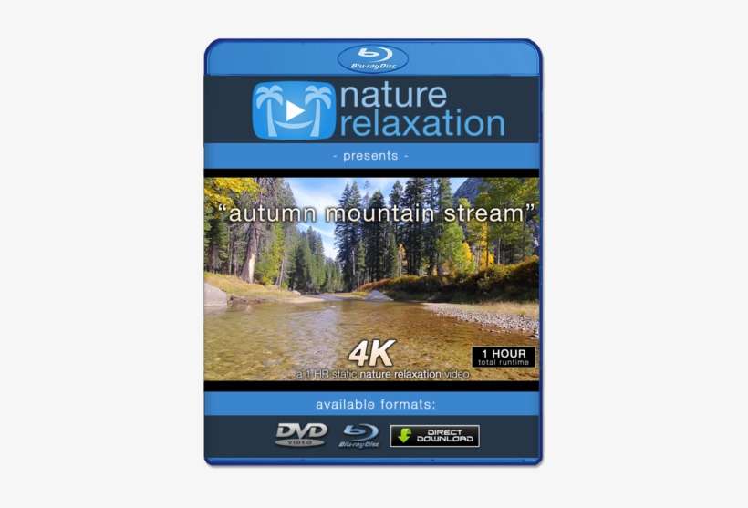 "autumn Mountain Stream" 1 Hr Static Nature Video - Blu-ray Disc, transparent png download