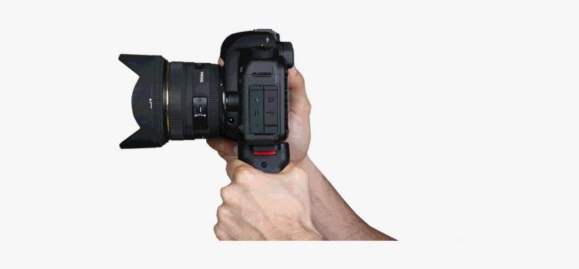 The Pistol Grip From Photography And Cinema Is A New - Camera In Hands Png, transparent png download