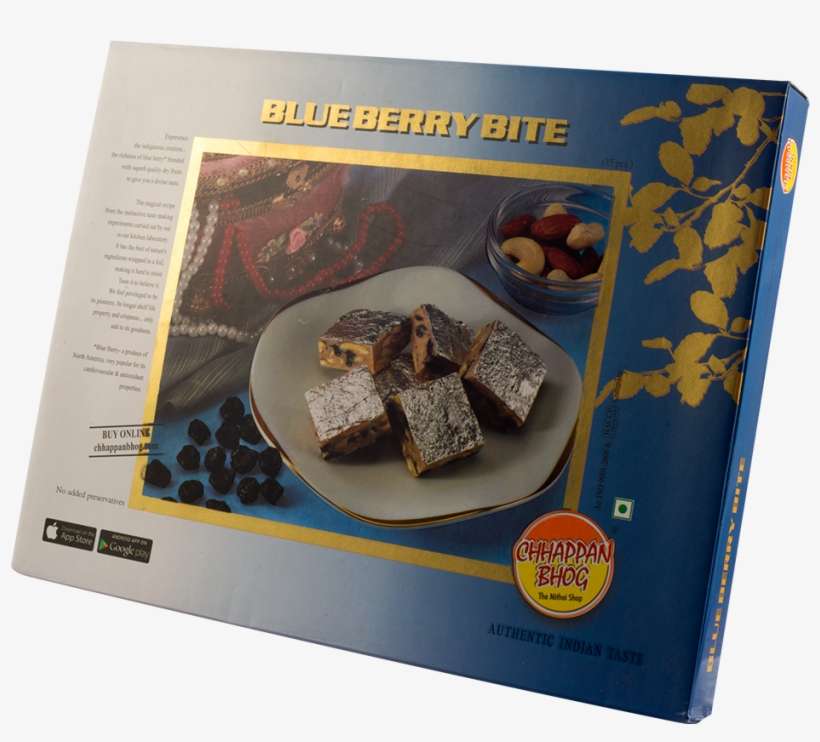Blue Bery Bite 35 Pcs - Chhappan Bhog, transparent png download