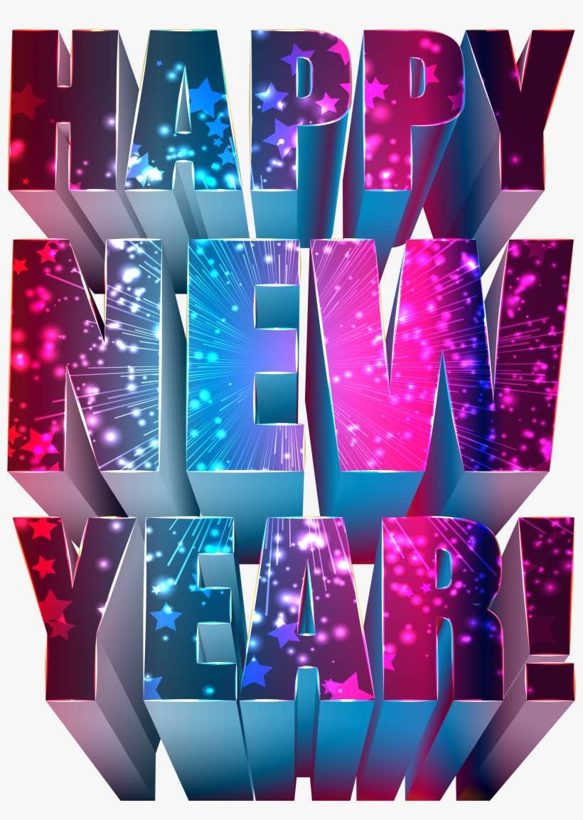 Happy New Year Png, transparent png download