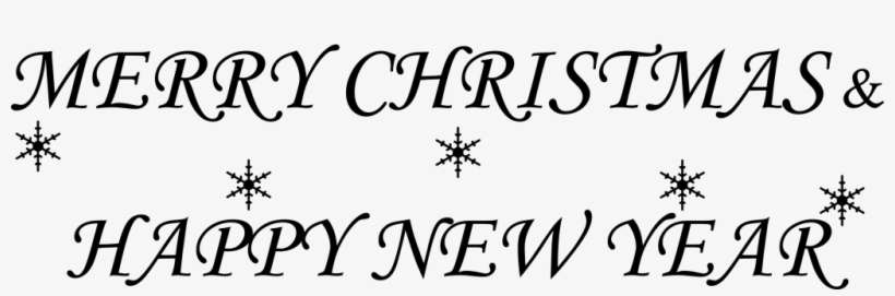 Merry Christmas And Happy New Year Png 7 - Merry Christmas And Happy New Year Transparent, transparent png download