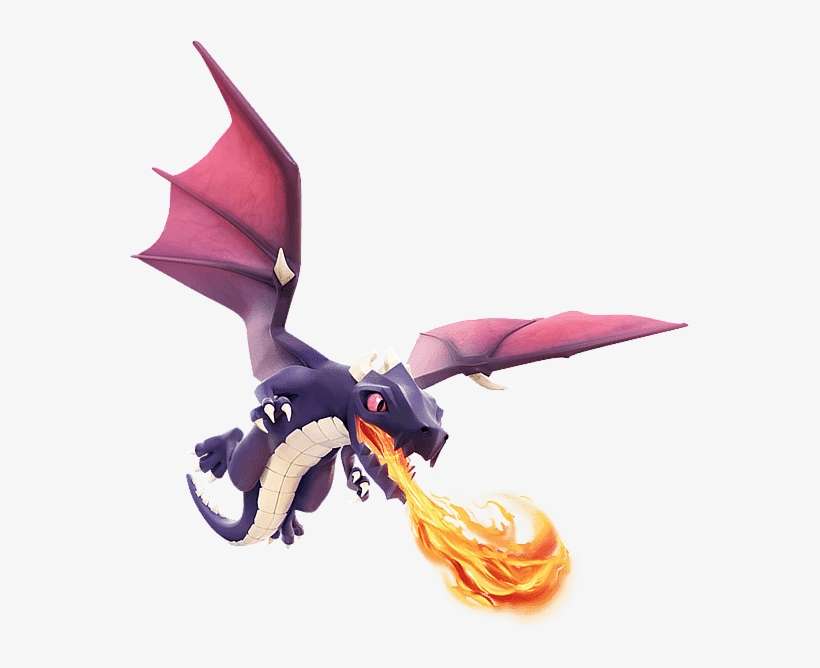 Plan Unique Battle Strategies With Countless Combinations - Dragon Clash Of Clans Png, transparent png download