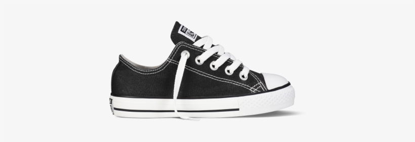 Kids Converse Chuck Taylor Black Low-top - All Star Converse, transparent png download