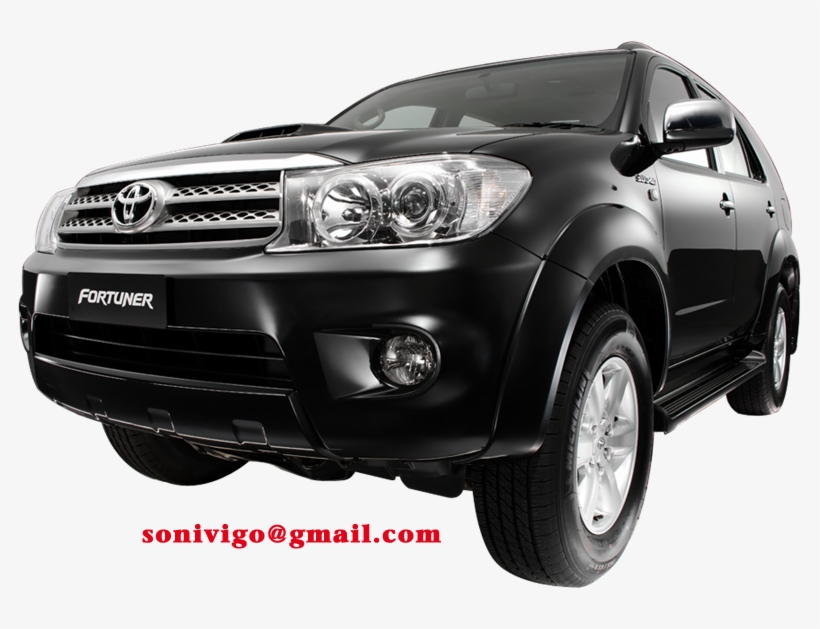 Black Fortuner 2009 - Toyota Fortuner Black, transparent png download