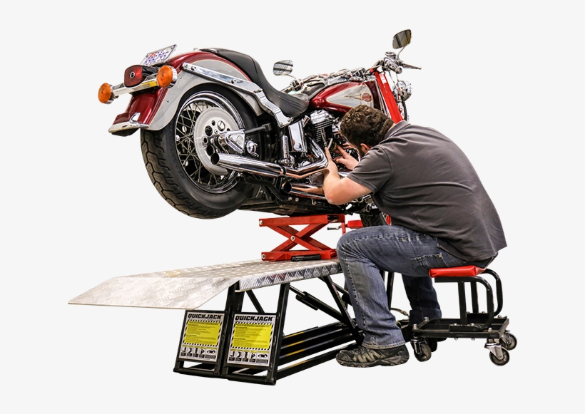 How To Lift The Front Wheel Of A Motorcycle - Quick Jack, transparent png download