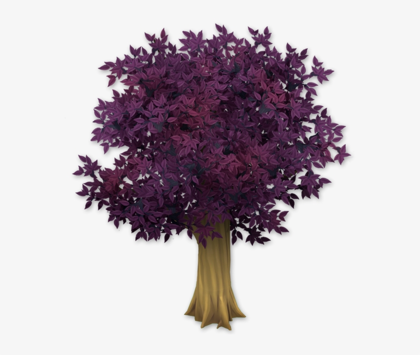 Purple Tree - Albero Di Ciliegio Png, transparent png download