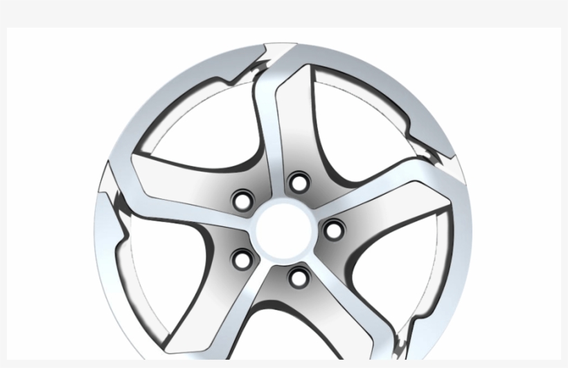 Alloy Wheel Clipart Alloy Wheel Car Spoke - Hubcap, transparent png download