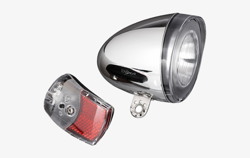 Velorbis Battery Bicycle Lamp Set - Retro Bicycle Lamp, transparent png download
