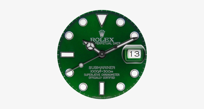 Rolex Submariner Hulk - Rolex Submariner Stainless Steel Blue Color Dial, transparent png download