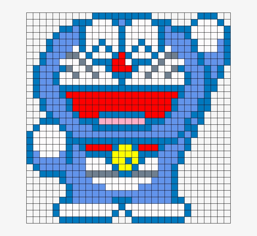 Doraemon Perler Bead Pattern / Bead Sprite - Central City Brewing Co Ltd, transparent png download