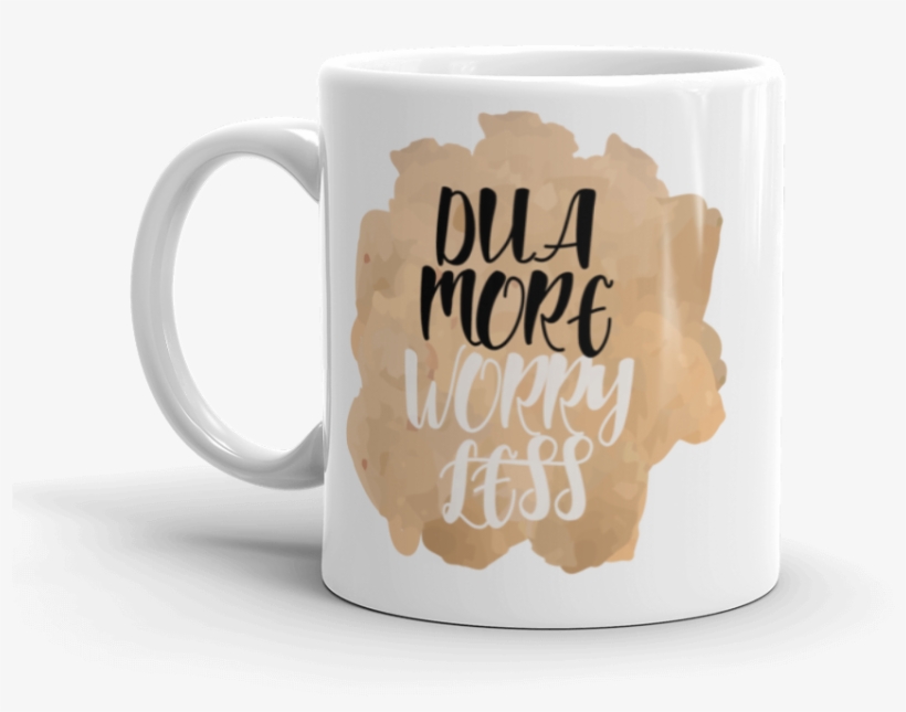 Dua More Worry Less - Mug, transparent png download