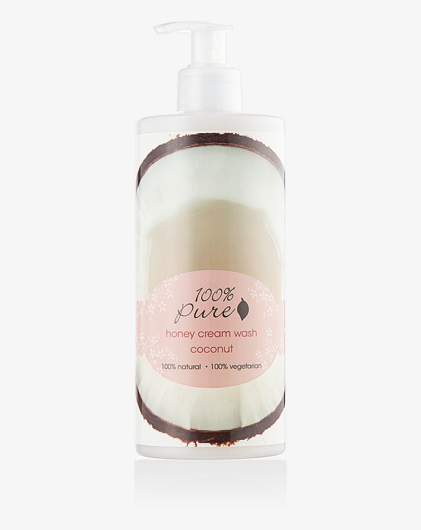 Honey Cream Wash Coconut - 100% Pure Honey Cream Wash, Coconut, 13 Ounce, transparent png download